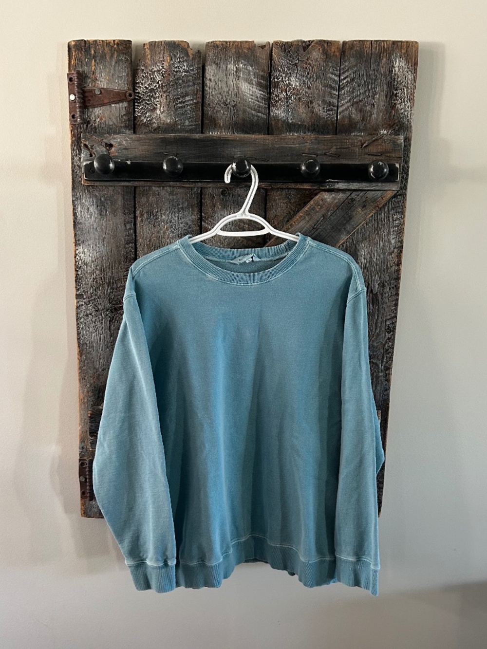 Men's Vintage Northern Reflections Crewneck Faded Turquoise